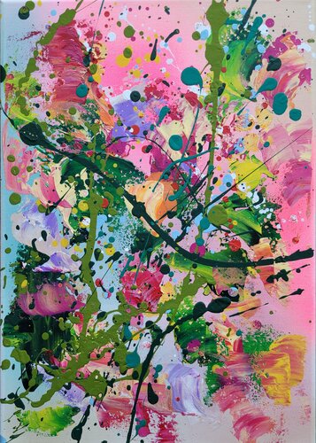 POCKET GARDENS #19 by Laura Capellini, Painting for Sale on Select