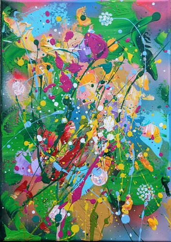 POCKET GARDENS #20 by Laura Capellini, Painting for Sale on Select