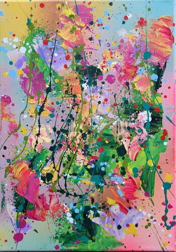 POCKET GARDENS #23 by Laura Capellini, Painting for Sale on Select