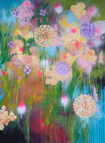 Il giardino di Hanako #47 by Laura Capellini, Painting for Sale on Select