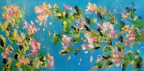 LES FLEURS # 86 by Laura Capellini, Painting for Sale on Select