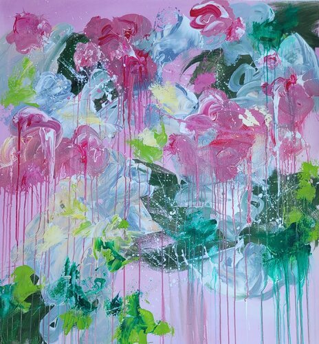 Les Fleurs #89 by Laura Capellini, Painting for Sale on Select