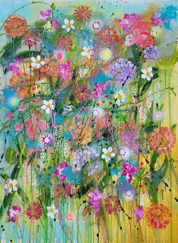 Il giardino di Hanako #50 by Laura Capellini, Painting for Sale on Select