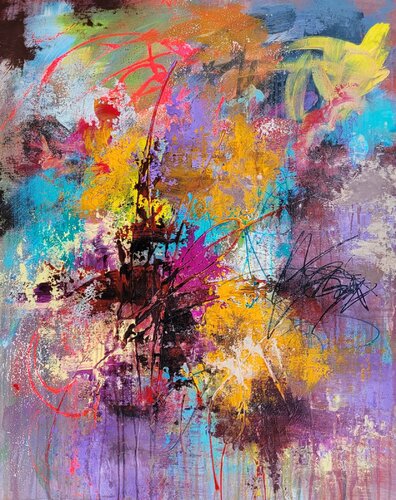 PLAYFUL MIND von Laura Capellini, Malerei kaufen auf Select