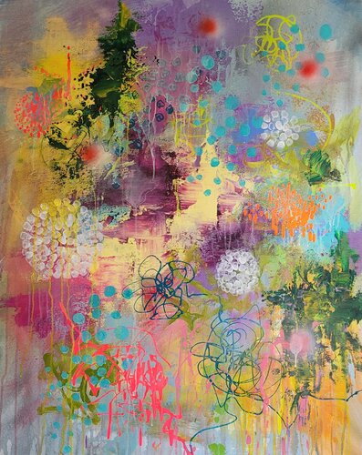 IL giardino di Hanako #55 von Laura Capellini, Malerei kaufen auf Select