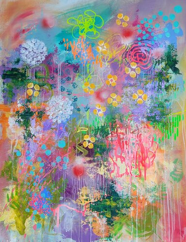 Il giardino di Hanako #56 von Laura Capellini, Malerei kaufen auf Select
