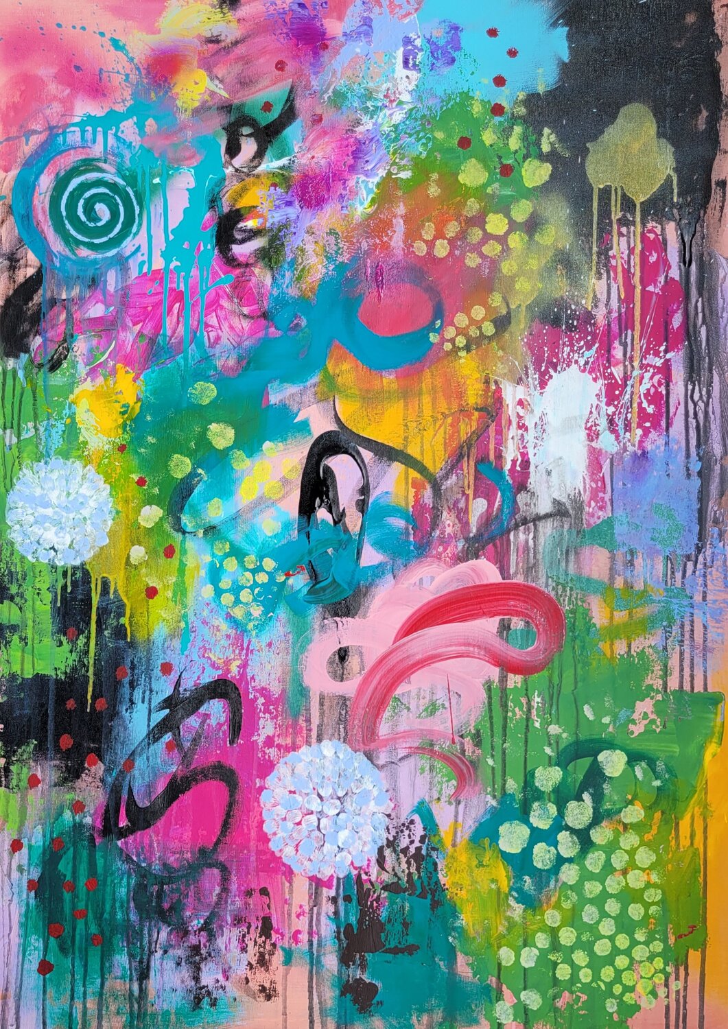 Il giardino di Hanako #28 Laura Capellini Original painting for sale