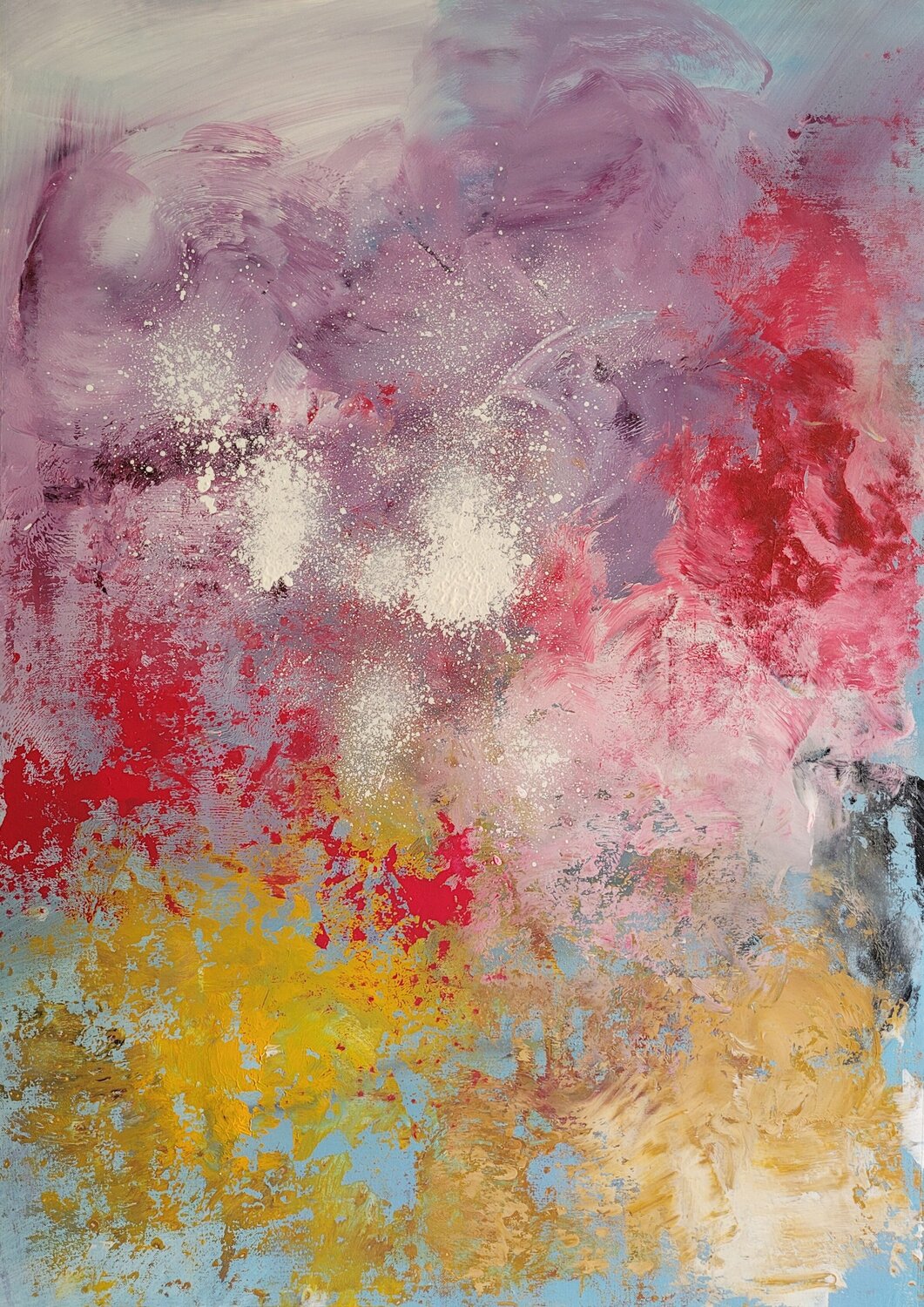 SUNSET CHILD Laura Capellini Original painting for sale