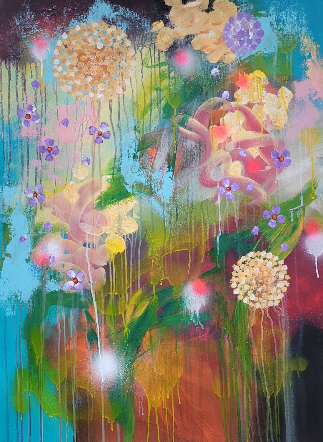IL GIARDINO DI HANAKO #46 Laura Capellini Original painting for sale
