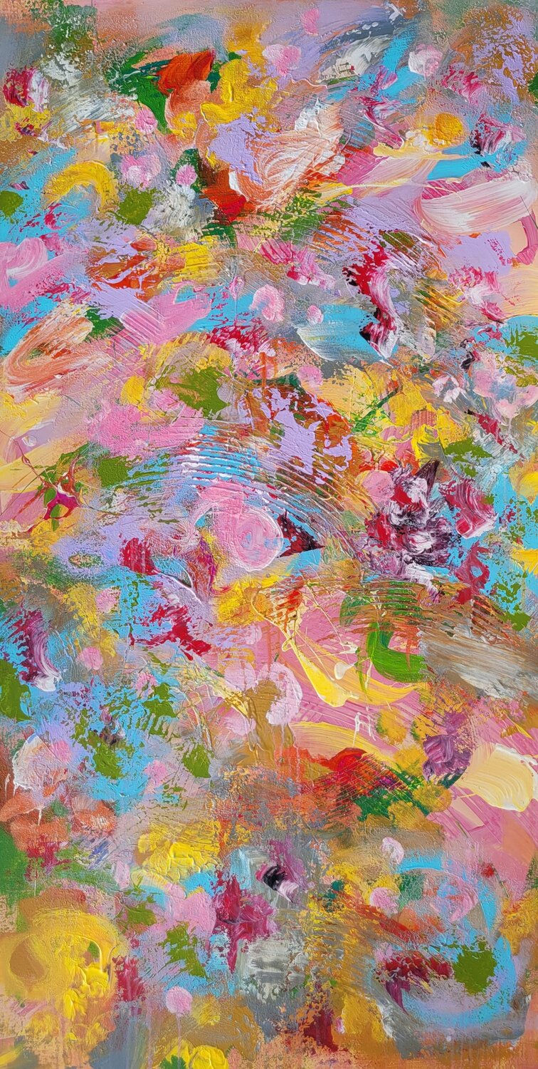 SOUL GARDEN #11 - The Warmth of Breath Laura Capellini Original painting for sale