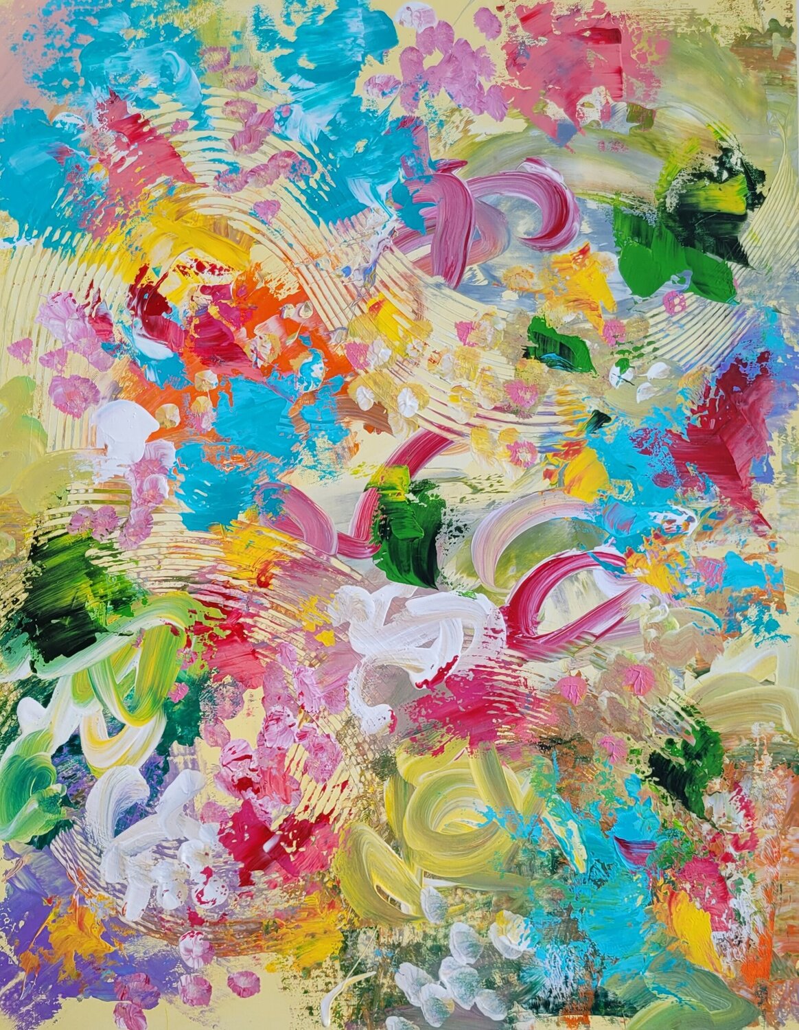 SOUL GARDEN #14 Laura Capellini Original painting for sale