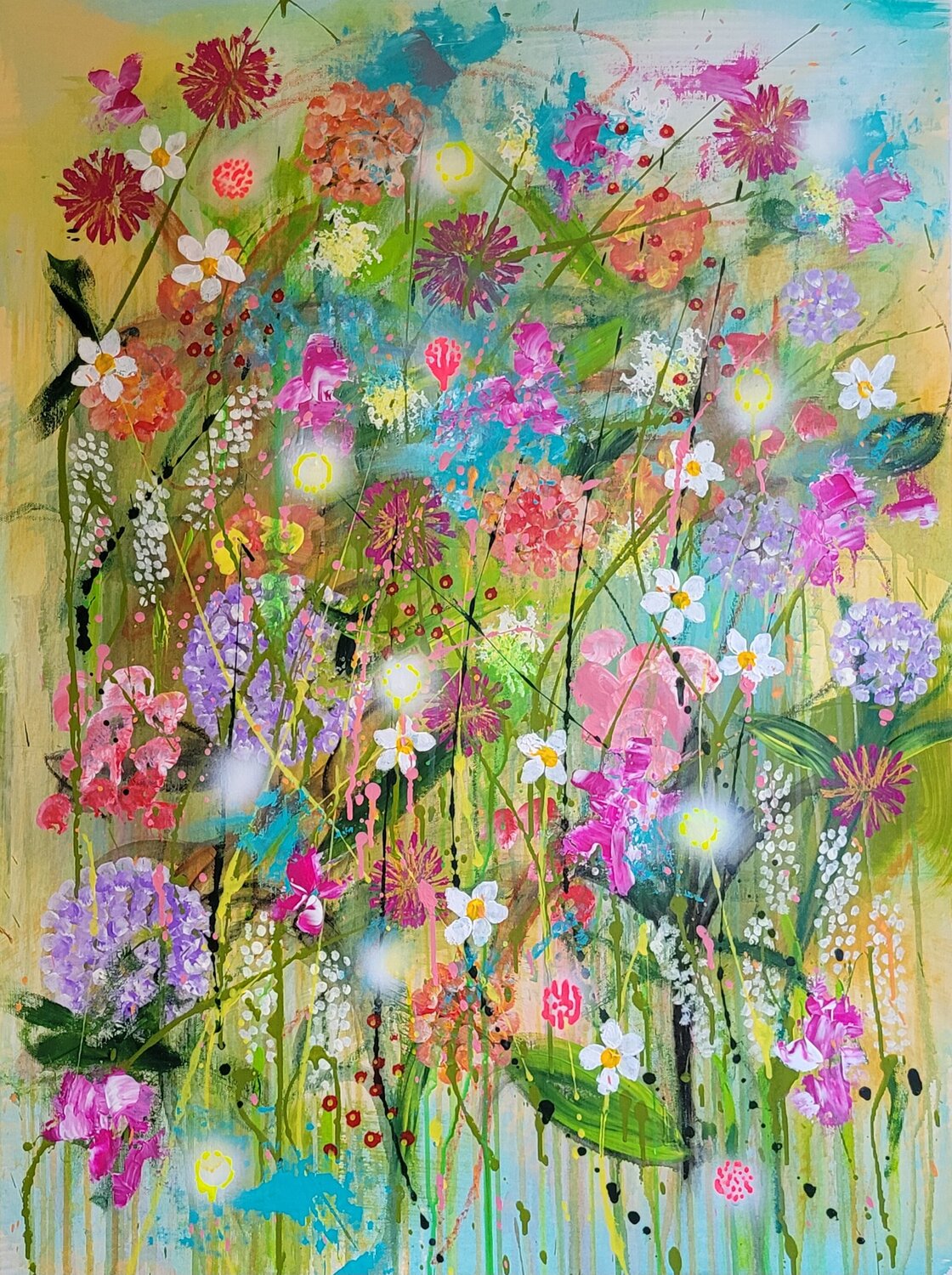 Il giardino di Hanako #51 Laura Capellini Original painting for sale