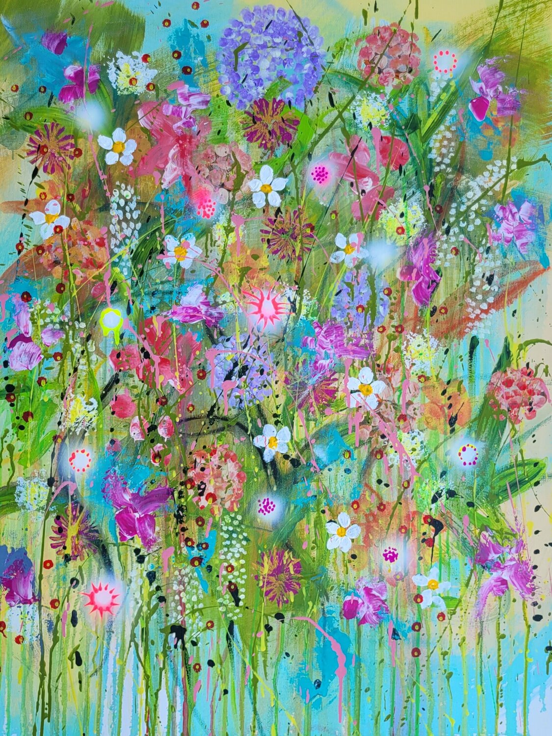 Il giardino di Hanako #53 Laura Capellini Original painting for sale