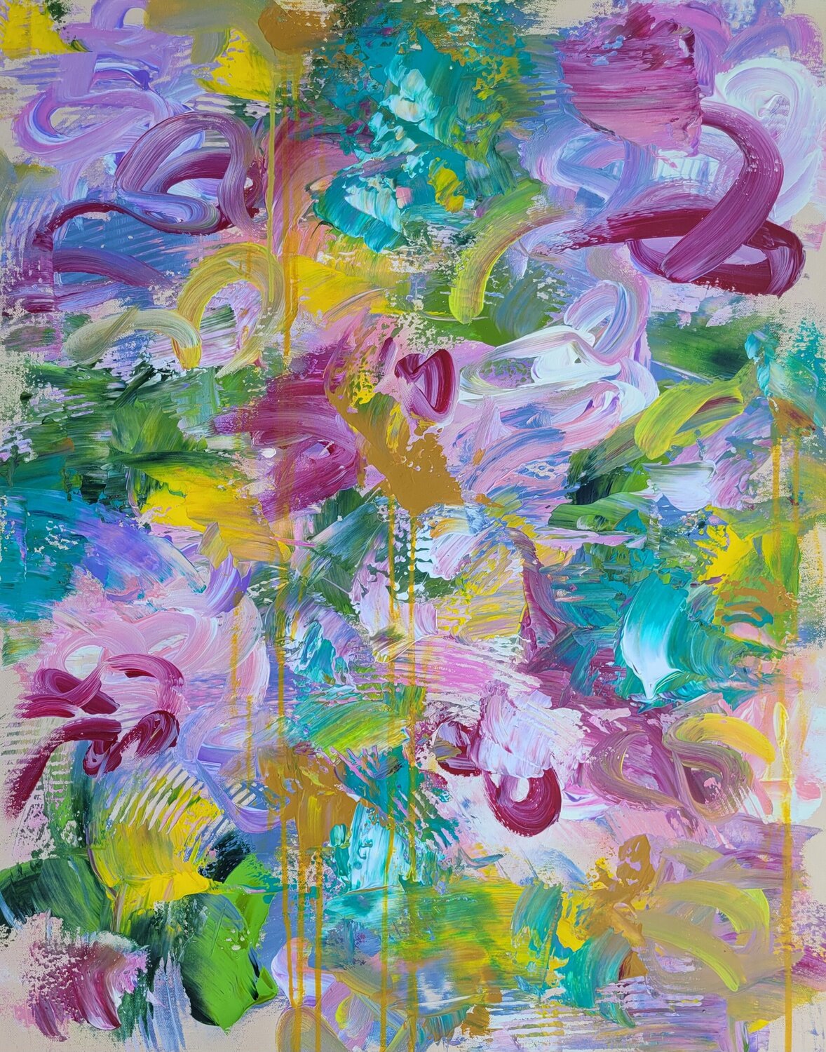 SOUL GARDEN #18 Laura Capellini Original painting for sale