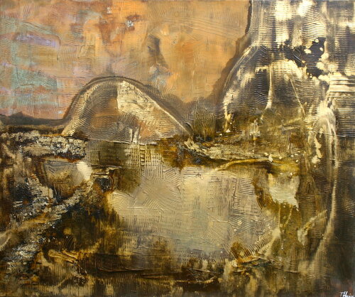 Bergsee by Thomas Hain, Painting for Sale on Select