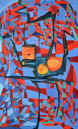 Freier Fall by Thomas Hain, Painting for Sale on Select