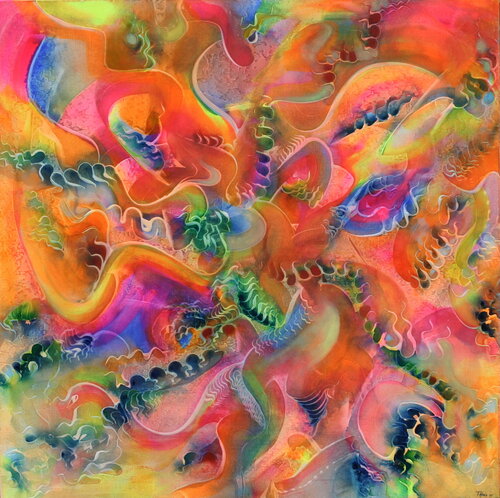 Lebensfreude by Thomas Hain, Painting for Sale on Select