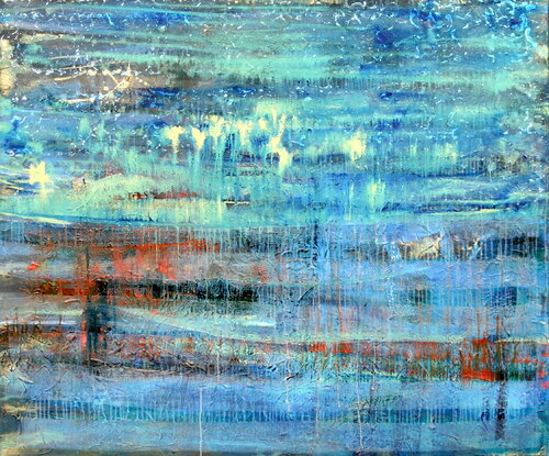Nordlichter by Thomas Hain, Painting for Sale on Select