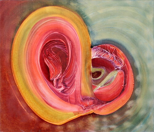 Das Duo by Thomas Hain, Painting for Sale on Select