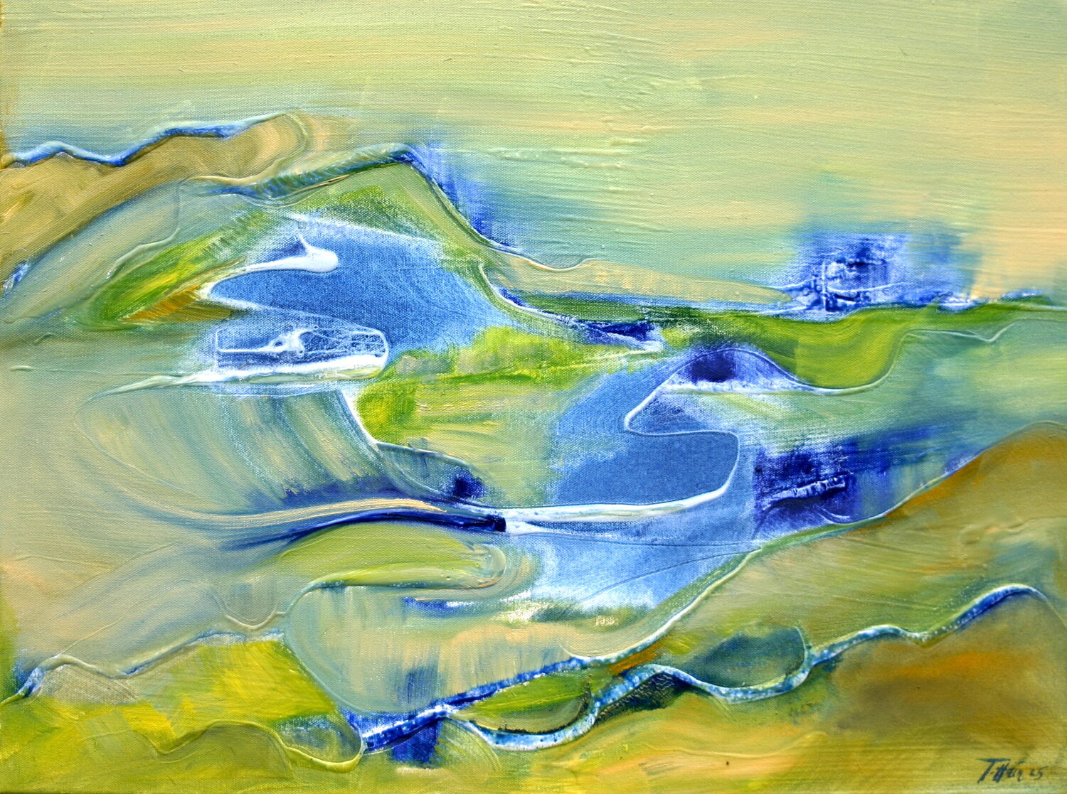 Hochebene Thomas Hain Original painting for sale
