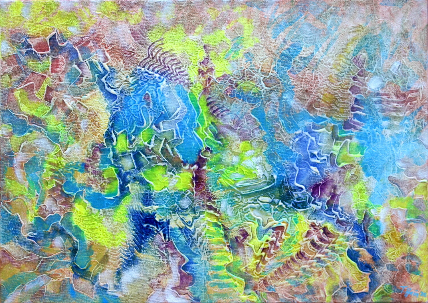 Am Gletscher Thomas Hain Original painting for sale