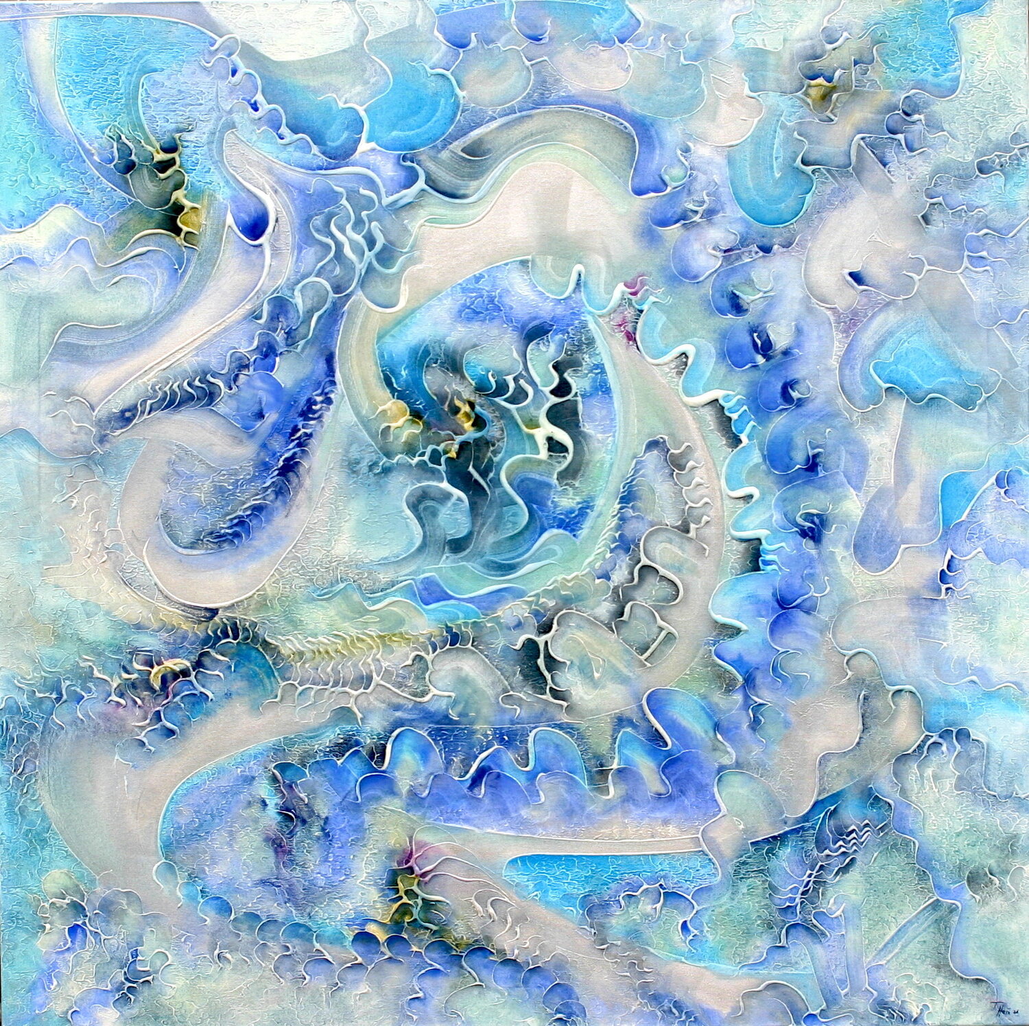Wassermusik Thomas Hain Original painting for sale