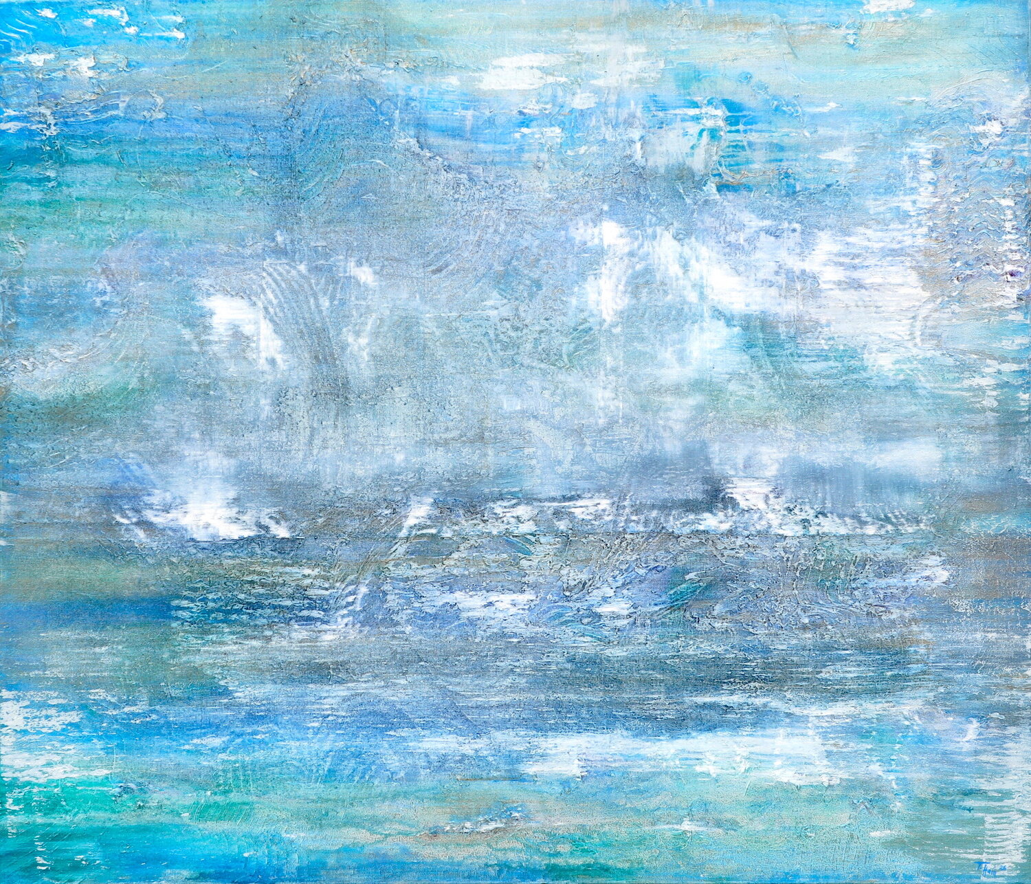 Treibeis Thomas Hain Original painting for sale