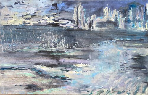 Wasserweg by Conny Pfister, Painting for Sale on Select