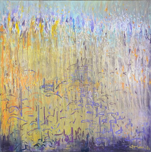 Weites Feld 5 by Conny Pfister, Painting for Sale on Select
