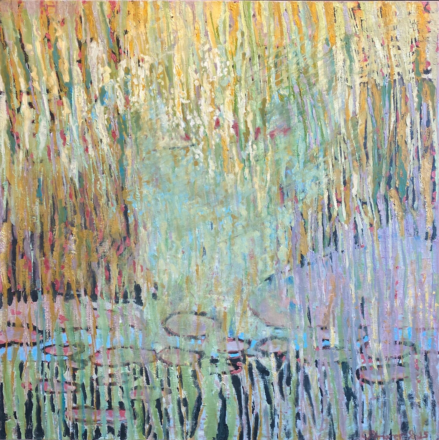 Herbstliches Moor 1 Conny Pfister Original painting for sale