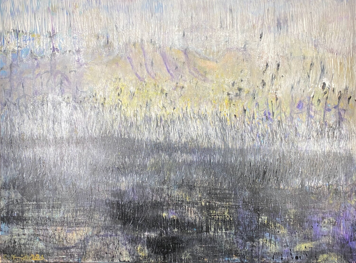 Aussichten Conny Pfister Original painting for sale