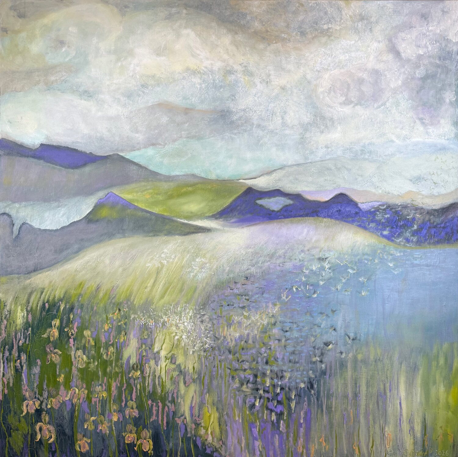 Weitblick Conny Pfister Original painting for sale