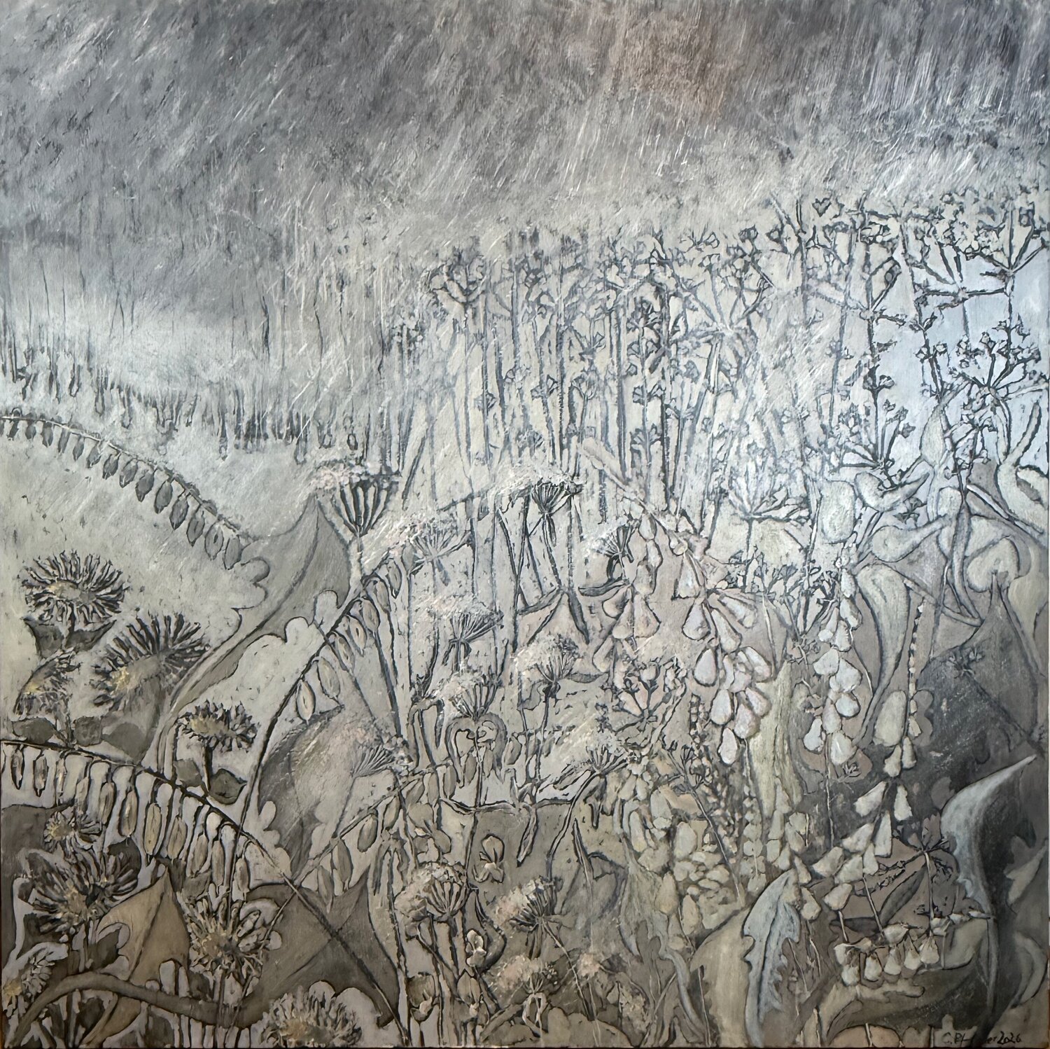 Blütentraum 2 Conny Pfister Original painting for sale