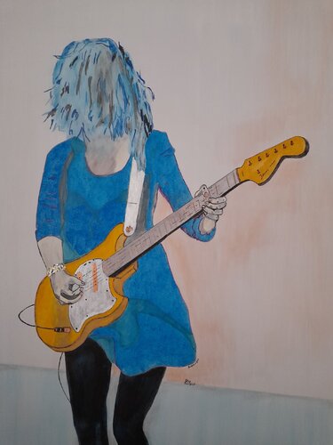Von Blues träumen by Ing. Buchberger, Painting for Sale on Select