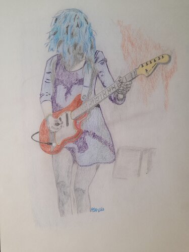 Von Blues träumen 1 by Ing. Buchberger, Drawing for Sale on Select