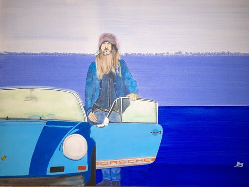 Porsche 911 by Ing. Buchberger, Painting for Sale on Select