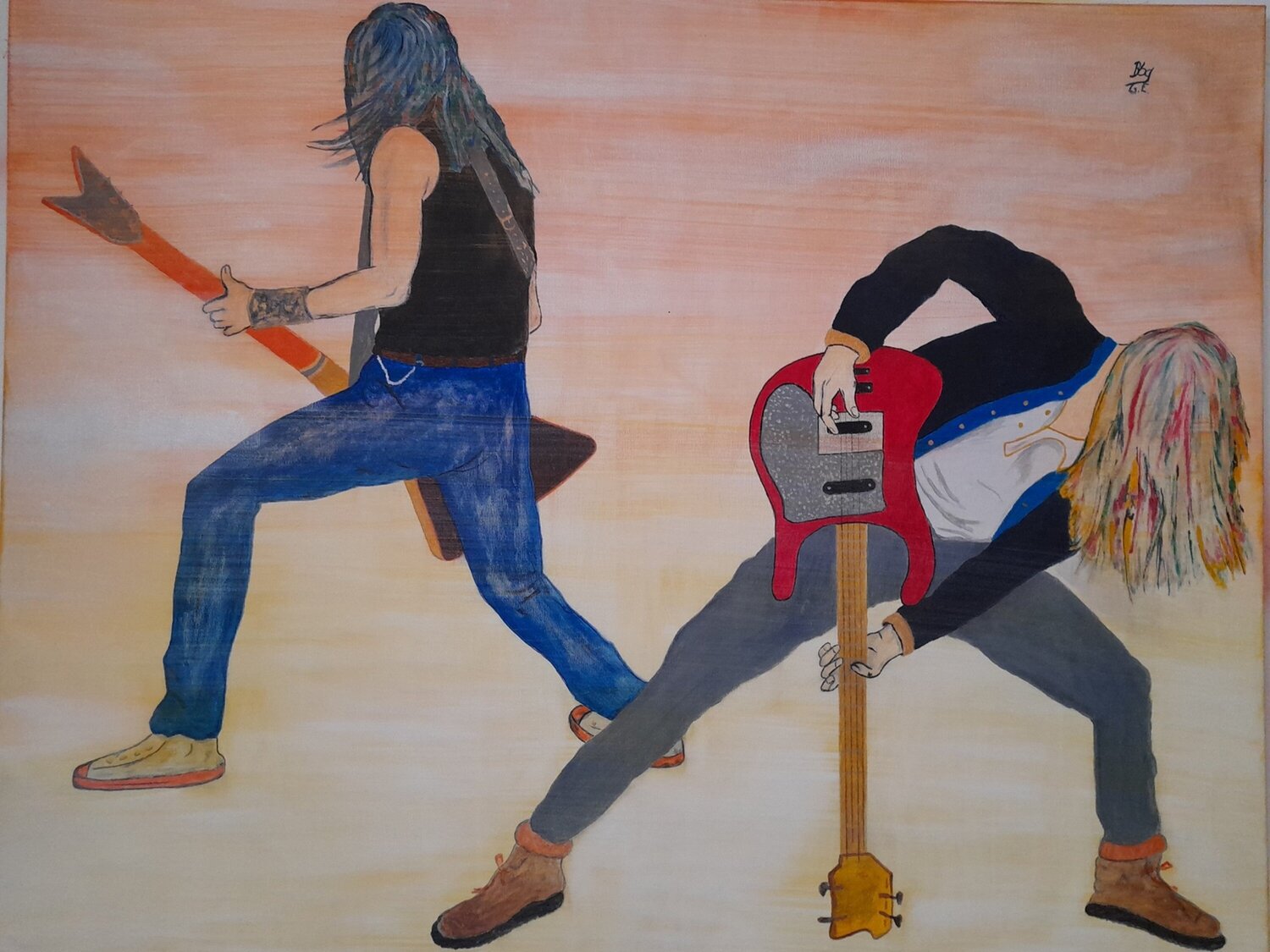 Hardrock&Metal Ing. Buchberger Original painting for sale