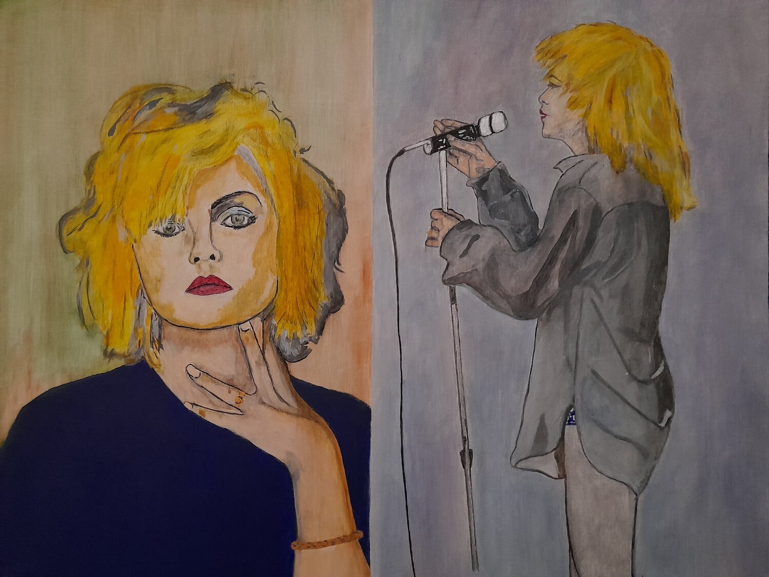 DEBBIE HARRY - FACE IT Ing. Buchberger Original painting for sale