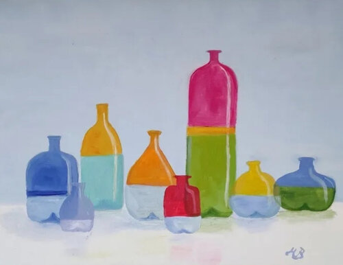 Tribute to  Venini by Miriam Brussato, Painting for Sale on Select