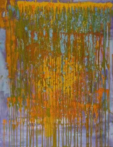 Una cascata di colori by Miriam Brussato, Painting for Sale on Select