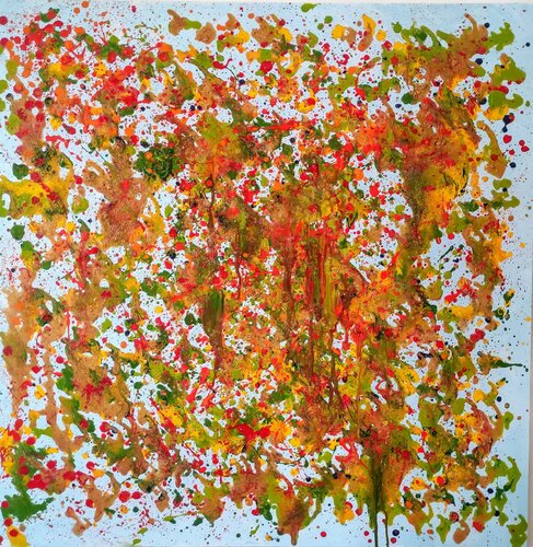 Abstract Pollock by Miriam Brussato, Painting for Sale on Select