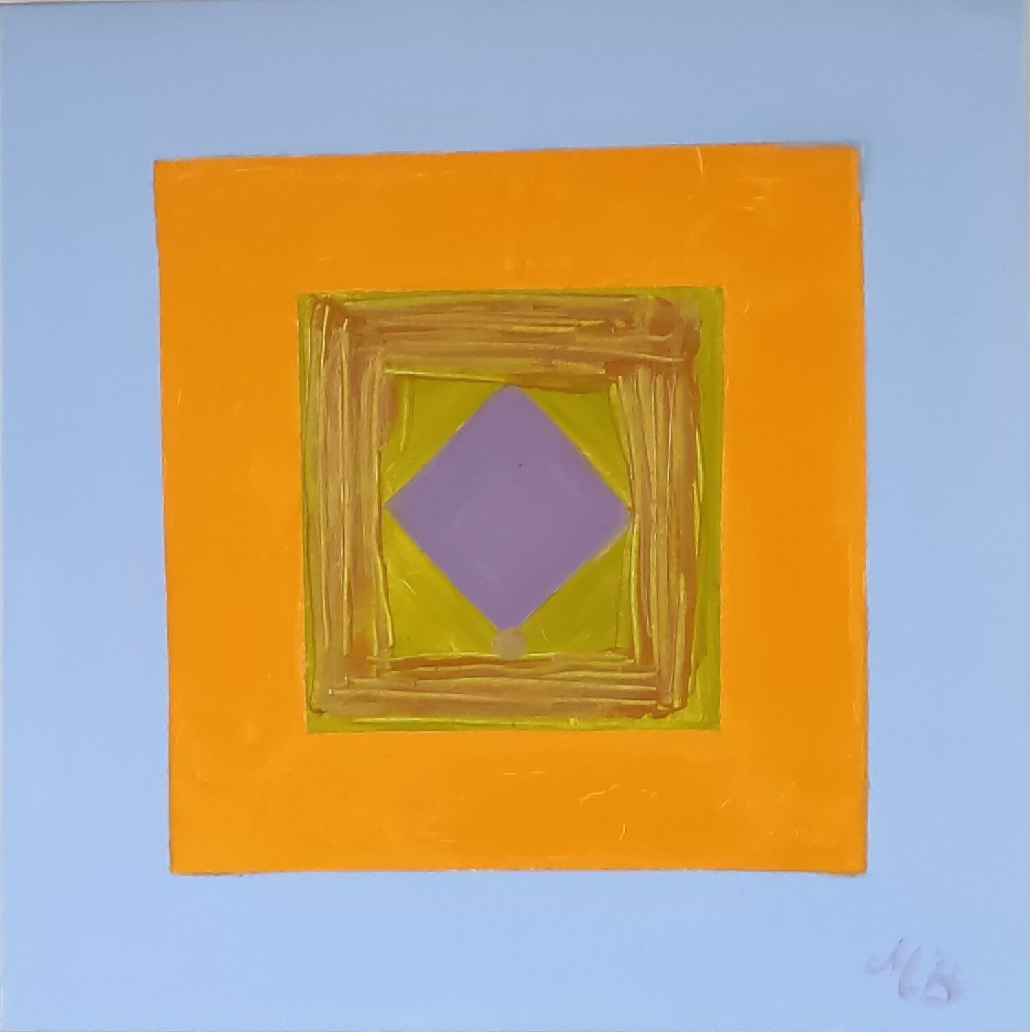 Abstract Miriam Brussato Original painting for sale