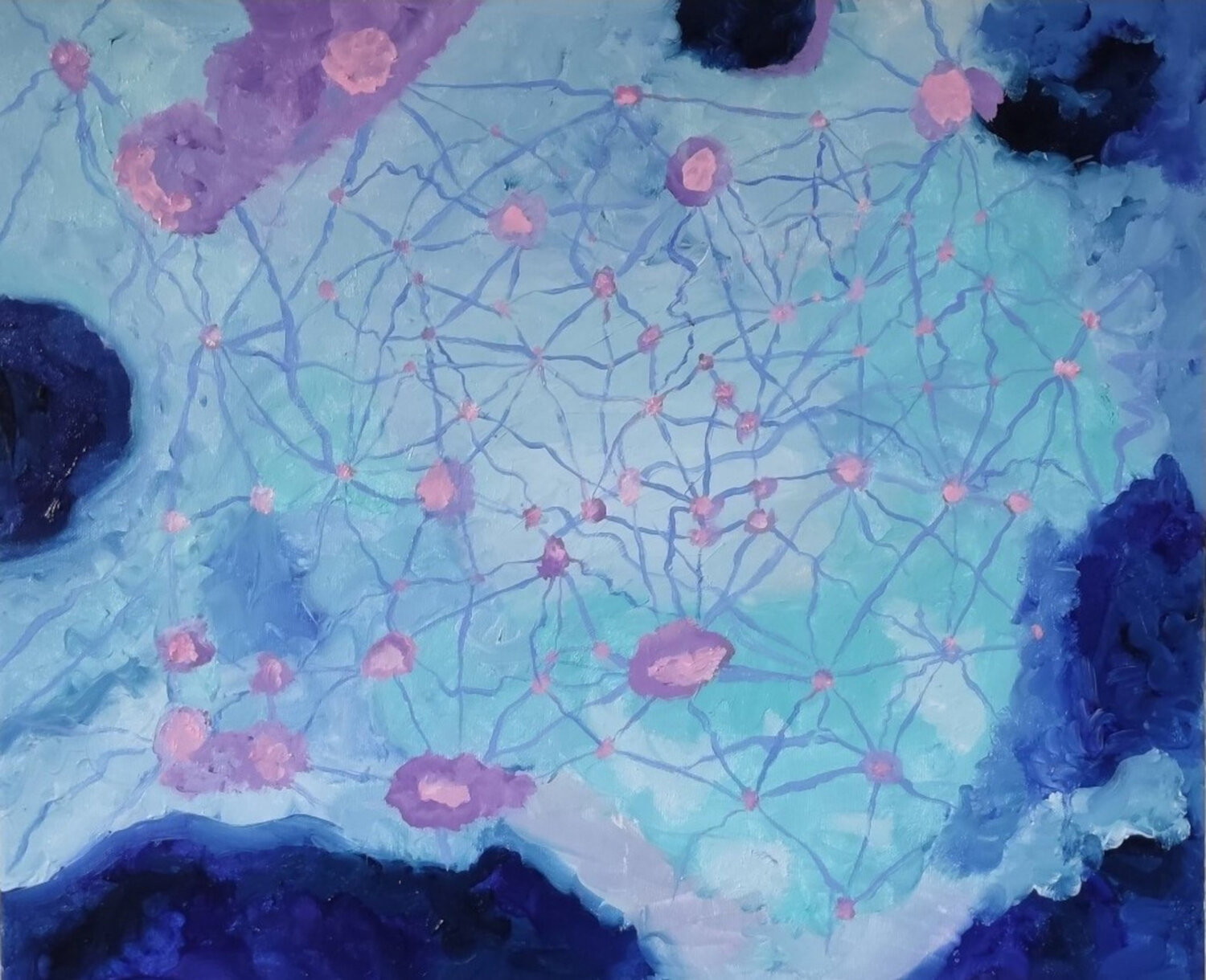 Connections Miriam Brussato Original painting for sale