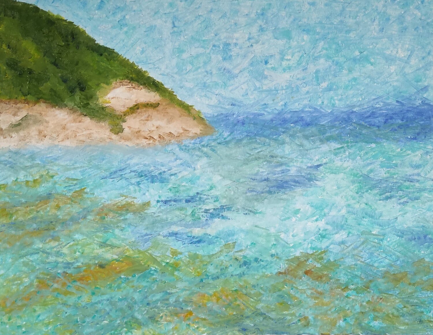 Volevo andare in Puglia Miriam Brussato Original painting for sale