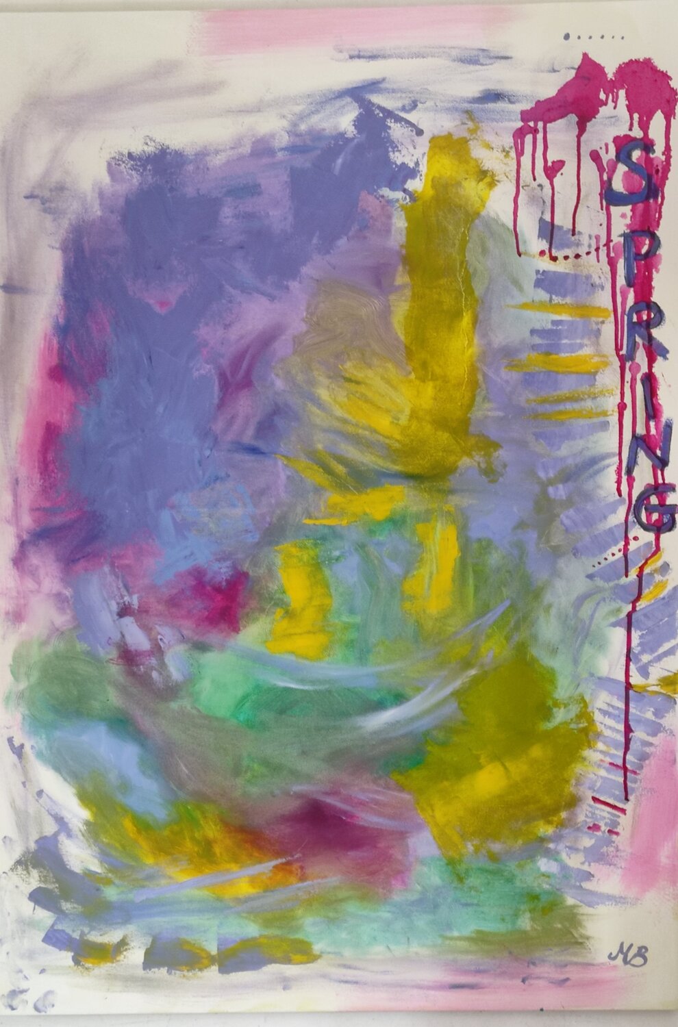 SPRING Miriam Brussato Original painting for sale