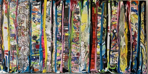 Vive les fleurs, les fleurs et les coolures by SEB PAUL MICHEL, Painting for Sale on Select