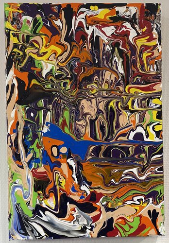 Vive le fleurs et les coolures von SEB PAUL MICHEL, Malerei kaufen auf Select