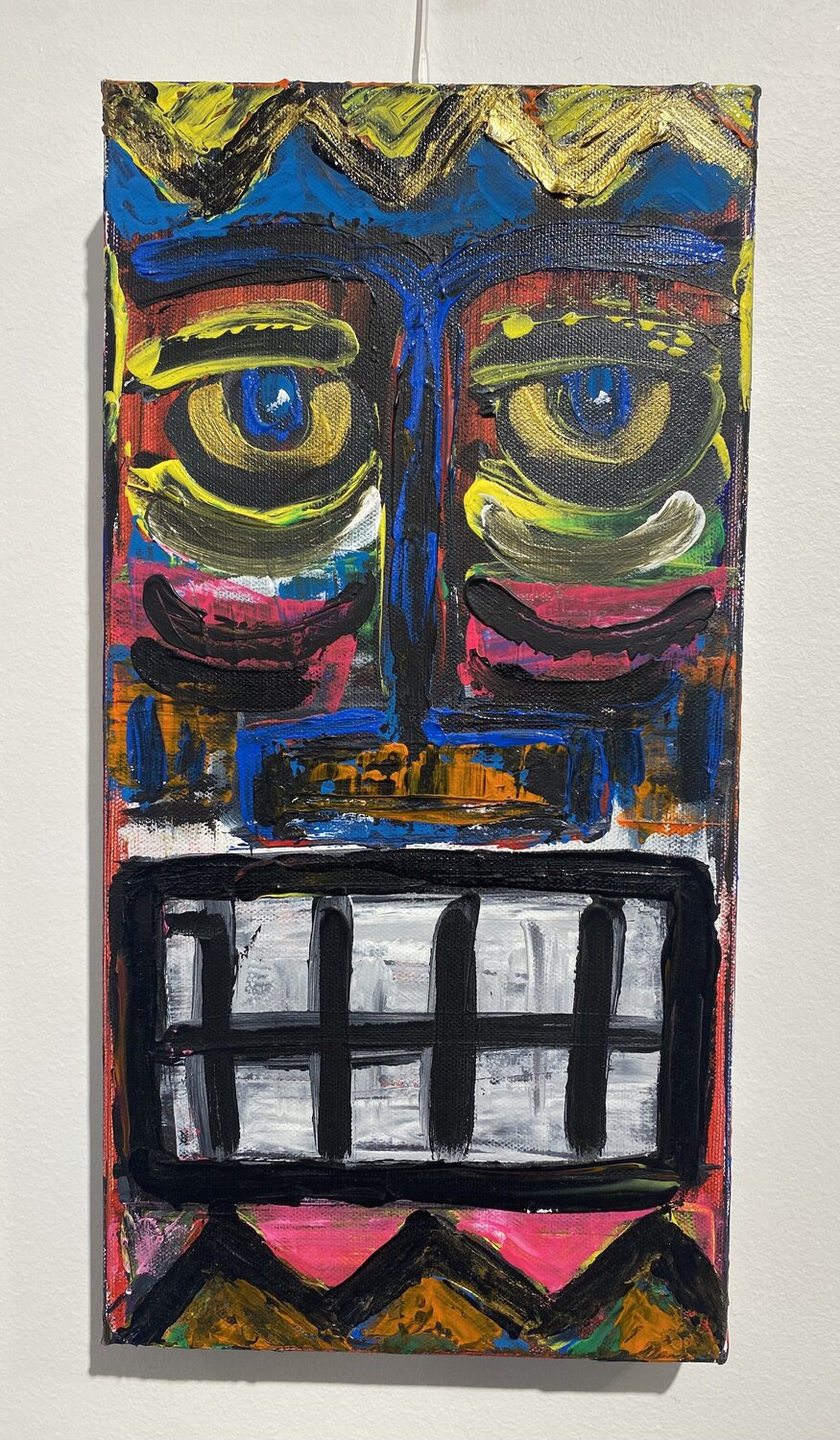 Cool Tiki SEB PAUL MICHEL Original painting for sale