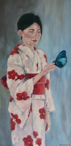 The Butterfly Effect by Christiane Bernreuther, Painting for Sale on Select