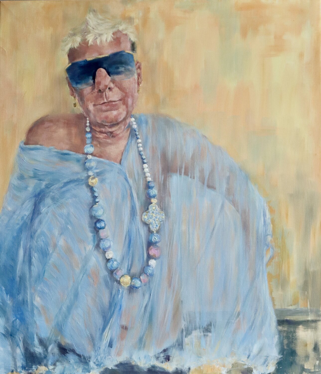 You Can't See Through Christiane Bernreuther Original painting for sale